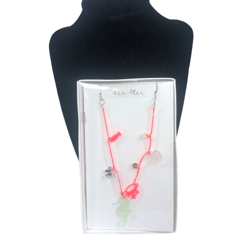 New Meri Meri Sea Creatures Charm Necklace